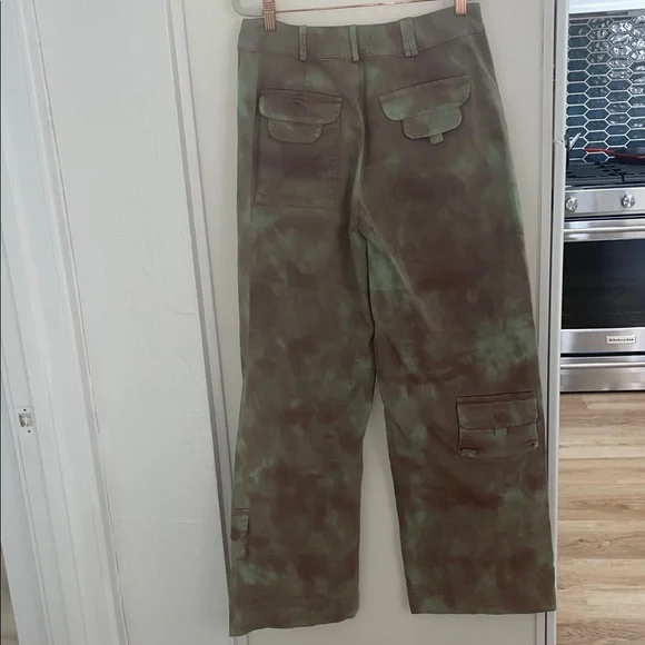 Astra Kidani Oversized Pocket in Moss Cargo Pants | L - Picture 4 of 11